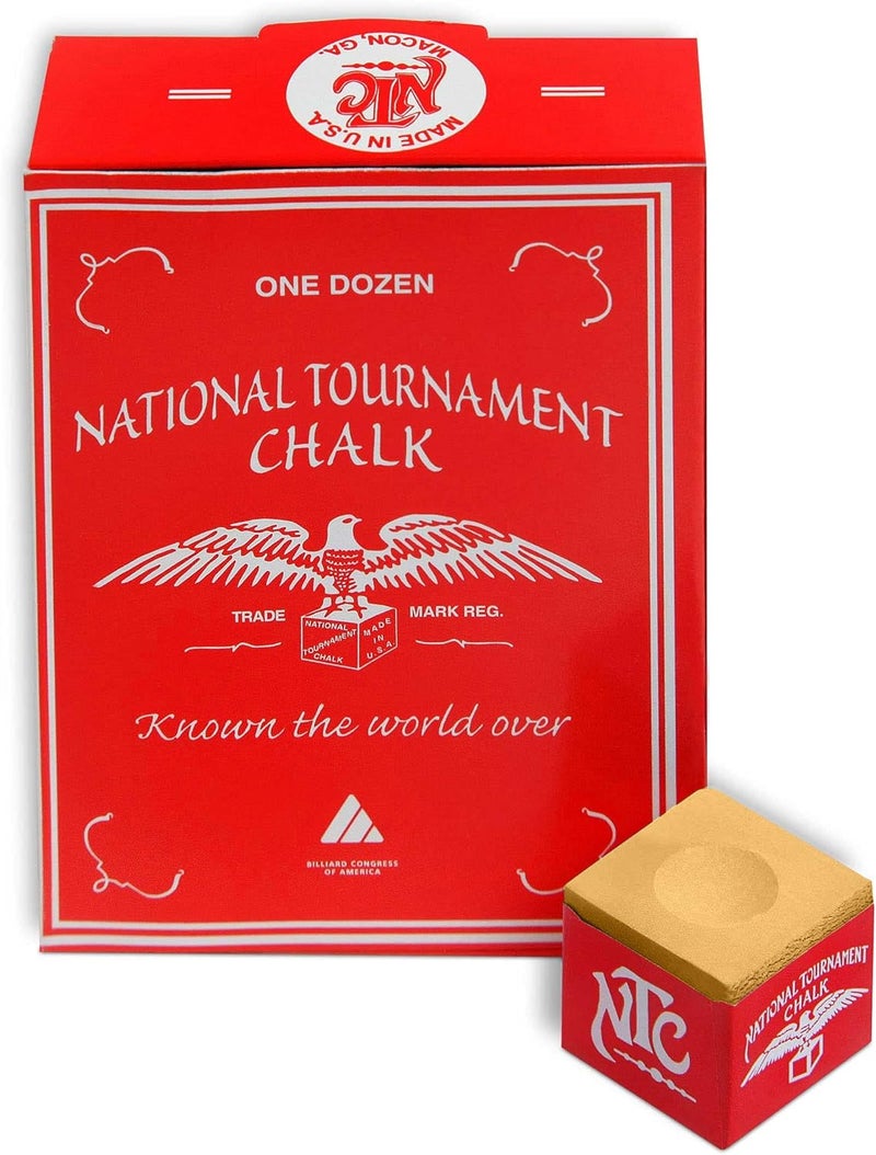 Silver Cup National Tournament Pool cue Billiard Premium Chalk - ONE Dozen - Image 4